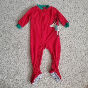 18 month carters Christmas footie pajamas